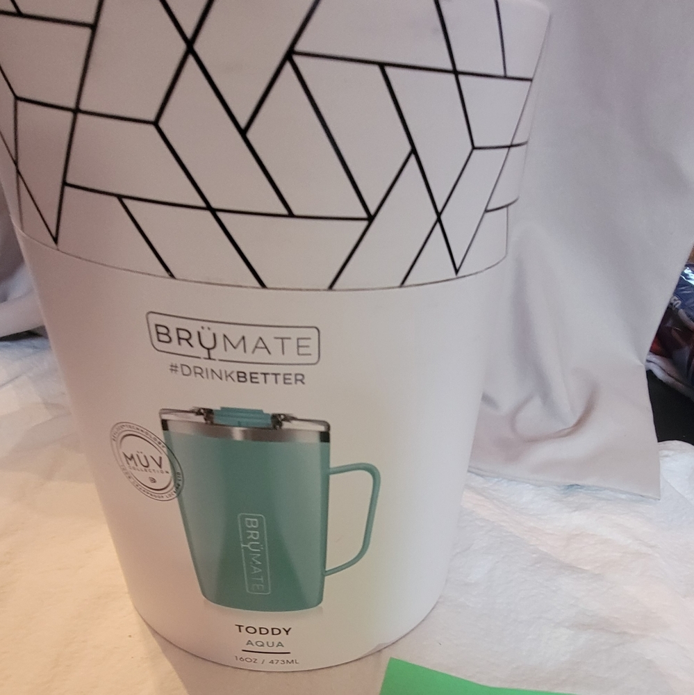 Brumate 16oz Toddy Aqua